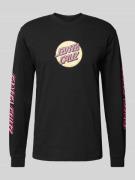 Sweatshirt met labelprint