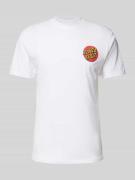 T-shirt met labelprint