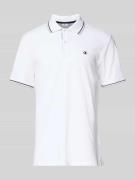 Regular fit poloshirt met logostitching