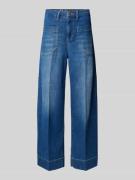 Wide leg jeans in verkorte pasvorm, model 'MIRU'
