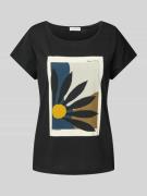 Regular fit T-shirt van puur katoen