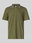 Regular fit poloshirt met logostitching