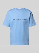 T-shirt met labelprint