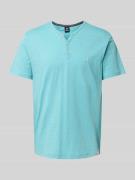 T-shirt met serafinohals