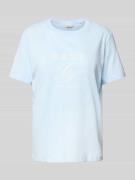 T-shirt met labelprint