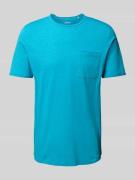 Regular fit T-shirt van puur katoen