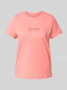 Regular fit T-shirt van puur katoen