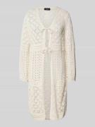Gebreide cardigan met ajourpatroon