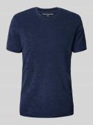 T-shirt met badstof