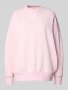 Oversized sweatshirt met labelprint