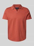 Poloshirt met V-hals