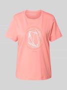 Regular fit T-shirt van puur katoen