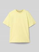 Regular fit T-shirt van puur katoen