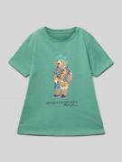 T-shirt met labelprint