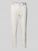 Slim fit capribroek met steekzakken, model 'ORNELLA SPORTY'