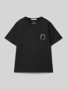 T-shirt met labelprint, model 'ALMERA'