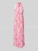 Jurk met halter in wikkellook, model 'NEALLY'