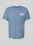 T-shirt met labelprint