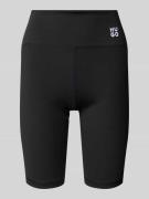 Super skinny fit korte broek met labelstitching, model 'Nopardino'
