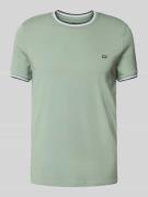 T-shirt met ribboorden