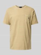 T-shirt met labelstitching