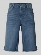 Baggy fit jeansbermuda met steekzakken, model 'Rich'