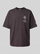 T-shirt met labelprint