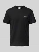 T-shirt met labelprint