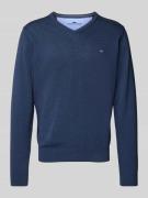 Pullover met V-hals