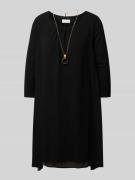 Jerseyjurk in dubbele-laagjeslook met sierdetail