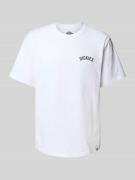 T-shirt met labelprint