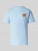 T-shirt met labelprint