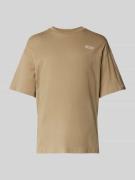 T-shirt met labelprint