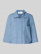 Korte blouse met steekzakken