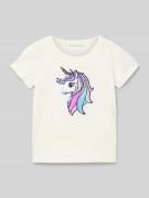 Regular fit T-shirt van puur katoen
