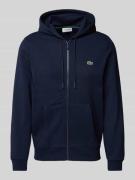 Classic fit sweatjack met capuchon