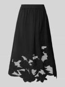 Maxirok met broderie anglaise, model 'Zorai Brodie'