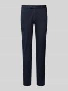 Regular fit chino in effen design, model 'Tilo'