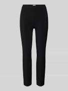 Korte stoffen broek met stretch, model 'Sabrina'