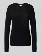Gebreide pullover met structuurmotief, model 'Vidalo O-Neck'