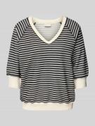 Sweatshirt met V-hals