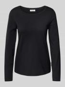 Shirt met lange mouwen van katoen met logodetail