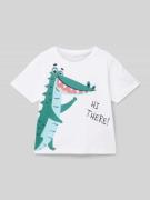 T-shirt met motiefprint, model 'HELGE'