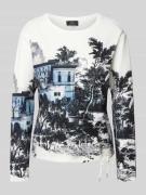 Sweatshirt met tunnelkoord