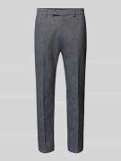 Regular fit pantalon met riemlussen, model 'BEPPE'