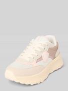 Sneakers met labeldetail