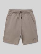 Sweatshorts met elastische band, model 'PALSY'