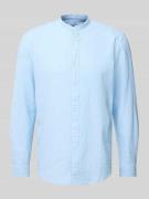 Regular fit vrijetijdsoverhemd met opstaande kraag