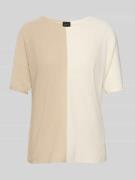Relaxed fit gebreid shirt van pure viscose