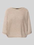 Gebreide pullover met 3/4-mouwen